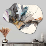 Jazz Rhythms In Shades Of Gray I - Asymmetric Metal Wall Art