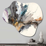 Jazz Rhythms In Shades Of Gray I - Asymmetric Metal Wall Art