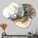 Jazz Rhythms In Shades Of Gray III - Asymmetric Metal Wall Art