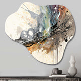 Jazz Rhythms In Shades Of Gray III - Asymmetric Metal Wall Art