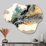 Jazz Rhythms In Shades Of Gray IV - Asymmetric Metal Wall Art