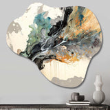 Jazz Rhythms In Shades Of Gray IV - Asymmetric Metal Wall Art