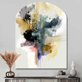 Alizarin Order II - Asymmetric Metal Wall Art