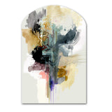 Alizarin Order II - Asymmetric Metal Wall Art