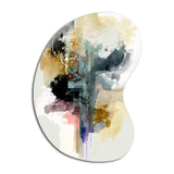 Alizarin Order II - Asymmetric Metal Wall Art