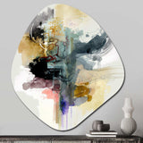 Alizarin Order II - Asymmetric Metal Wall Art