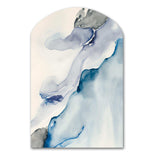 Sapphire Blue Nebula IX - Asymmetric Metal Wall Art