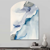 Sapphire Blue Nebula IX - Asymmetric Metal Wall Art