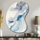 Sapphire Blue Nebula IX - Asymmetric Metal Wall Art