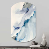 Sapphire Blue Nebula IX - Asymmetric Metal Wall Art