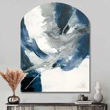 Feeling Honolulu Blue X - Asymmetric Metal Wall Art