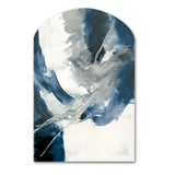 Feeling Honolulu Blue X - Asymmetric Metal Wall Art