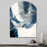 Feeling Honolulu Blue X - Asymmetric Metal Wall Art