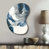 Feeling Honolulu Blue X - Asymmetric Metal Wall Art