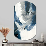 Feeling Honolulu Blue X - Asymmetric Metal Wall Art