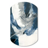 Feeling Honolulu Blue X - Asymmetric Metal Wall Art