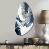 Feeling Honolulu Blue X - Asymmetric Metal Wall Art