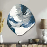 Feeling Honolulu Blue X - Asymmetric Metal Wall Art