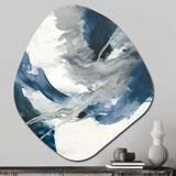 Feeling Honolulu Blue X - Asymmetric Metal Wall Art