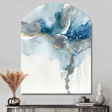 Sunshine Through The Clouds II - Asymmetric Metal Wall Art