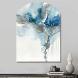 Sunshine Through The Clouds II - Asymmetric Metal Wall Art