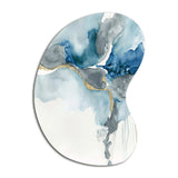 Sunshine Through The Clouds II - Asymmetric Metal Wall Art