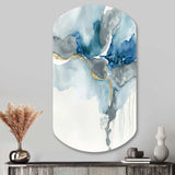 Sunshine Through The Clouds II - Asymmetric Metal Wall Art