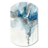 Sunshine Through The Clouds II - Asymmetric Metal Wall Art