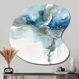 Sunshine Through The Clouds II - Asymmetric Metal Wall Art