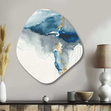 Sunshine Through The Clouds III - Asymmetric Metal Wall Art