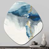 Sunshine Through The Clouds III - Asymmetric Metal Wall Art