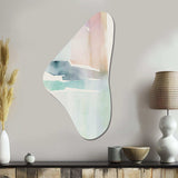 Pastel Serenity II - Asymmetric Metal Wall Art