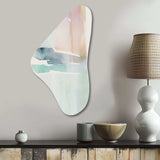 Pastel Serenity II - Asymmetric Metal Wall Art