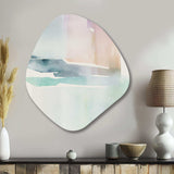 Pastel Serenity II - Asymmetric Metal Wall Art