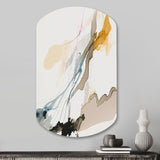 Mustard Yellow Secrets VII - Asymmetric Metal Wall Art