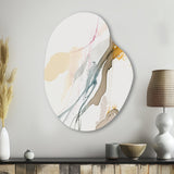 Mustard Yellow Secrets VII - Asymmetric Metal Wall Art