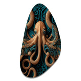 Majestic Otherworldly Octopus - Asymmetric Metal Wall Art