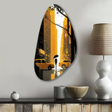 New York Sunshine After The Rain I - Asymmetric Metal Wall Art