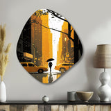 New York Sunshine After The Rain I - Asymmetric Metal Wall Art