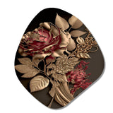 Gilded Rose Vintage Glam I - Asymmetric Metal Wall Art