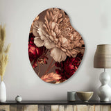 Gilded Rose Vintage Glam IV - Asymmetric Metal Wall Art