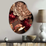 Gilded Rose Vintage Glam IV - Asymmetric Metal Wall Art