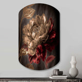 Gilded Rose Vintage Glam V - Asymmetric Metal Wall Art