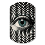 Monochrome Eye II - Asymmetric Metal Wall Art