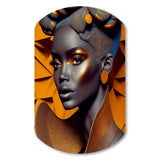 Exquiste African Woman Design I - Asymmetric Metal Wall Art