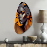 Exquiste African Woman Design I - Asymmetric Metal Wall Art