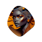 Exquiste African Woman Design I - Asymmetric Metal Wall Art