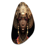 Exquiste African Woman Design V - Asymmetric Metal Wall Art