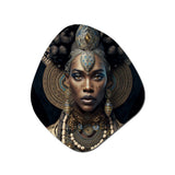 Tribal African Woman II - Asymmetric Metal Wall Art