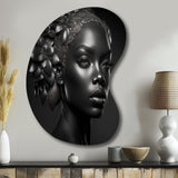 Bohemian Flower Headdress I - Asymmetric Metal Wall Art